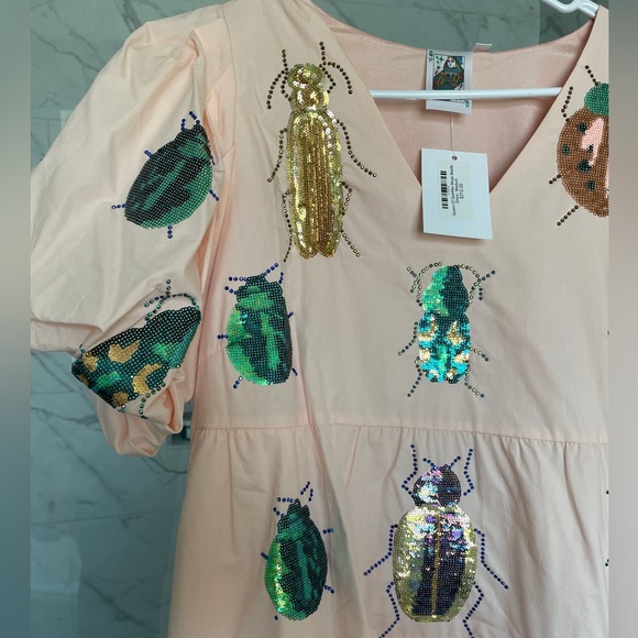 Queen of Sparkles Beetle dress. Size medium. NWT - Picture 3 of 6